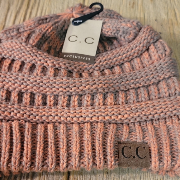 C.C Trendy Warm Chunky Soft Stretch Cable Knit Beanie Skully - Picture 6 of 6